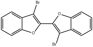 2,2'-Bibenzofuran, 3,3'-dibromo- Structure