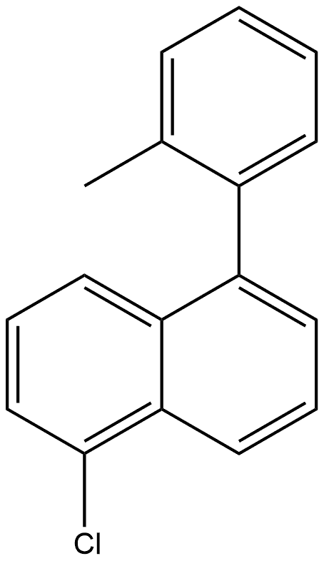 1-Chloro-5-(2-methylphenyl)naphthalene Structure