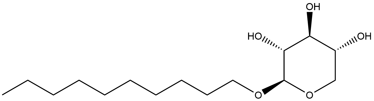 β-D-Xylopyranoside, decyl Structure