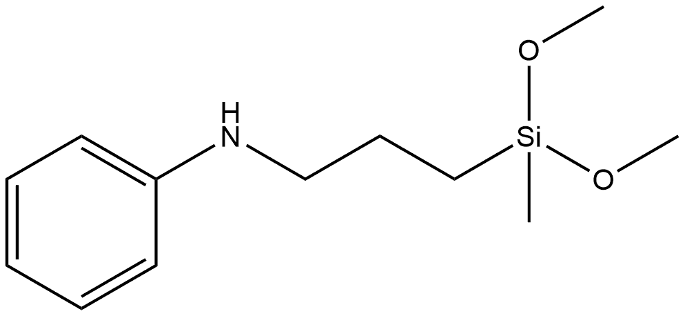 N-(3-(Dimethoxy(methyl)silyl)propyl)aniline Structure