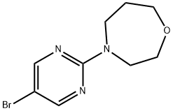 4-(5-Bromopyrimidin-2-yl)-1,4-oxazepane Structure