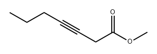 3-Heptynoic acid methyl ester 구조식 이미지