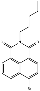1H-Benz[de]isoquinoline-1,3(2H)-dione, 6-bromo-2-pentyl- Structure