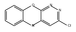 5H-Pyridazino[3,4-b][1,4]benzoxazine, 3-chloro- Structure