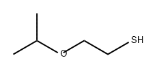 Ethanethiol, 2-(1-methylethoxy)- Structure