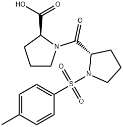 Proline, 1-(1-p-tolylsulfonyl-L-prolyl)- Structure