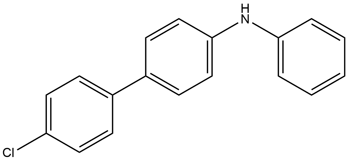 4′-Chloro-N-phenyl[1,1′-biphenyl]-4-amine Structure