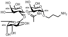 Fucα(1-2)Galβ(1-3)GalNAc-α-propylamine 구조식 이미지
