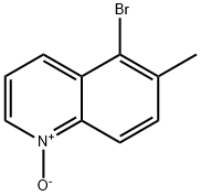 Quinoline, 5-bromo-6-methyl-, 1-oxide Structure