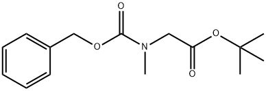 Glycine, N-methyl-N-[(phenylmethoxy)carbonyl]-, 1,1-dimethylethyl ester 구조식 이미지