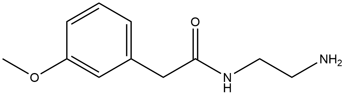 N-(2-Aminoethyl)-3-methoxybenzeneacetamide Structure