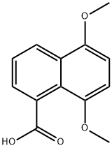 1-Naphthalenecarboxylic acid, 5,8-dimethoxy- Structure