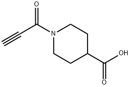 4-Piperidinecarboxylic acid, 1-(1-oxo-2-propyn-1-yl)- 구조식 이미지