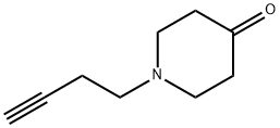 1-(But-3-yn-1-yl)piperidin-4-one Structure