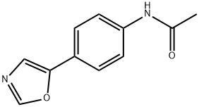 Acetamide, N-[4-(5-oxazolyl)phenyl]- Structure