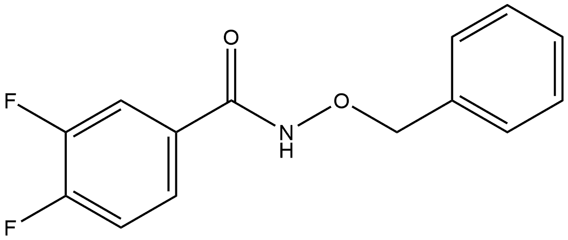 3,4-Difluoro-N-(phenylmethoxy)benzamide Structure