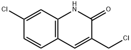 2(1H)-Quinolinone, 7-chloro-3-(chloromethyl)- 구조식 이미지