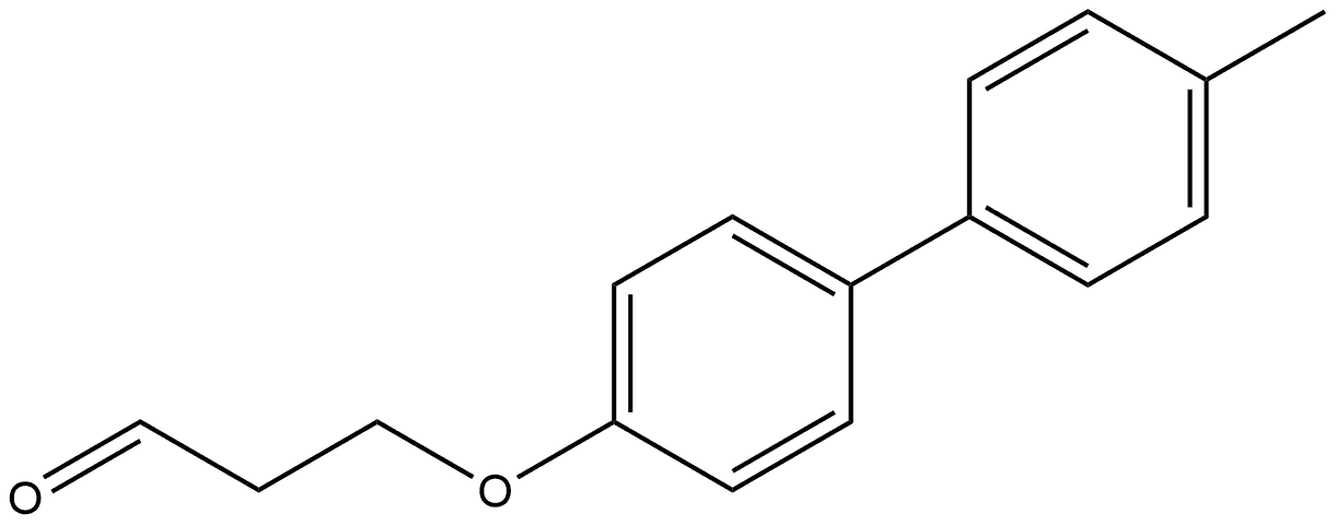 3-[(4'-Methyl[1,1'-biphenyl]-4-yl)oxy]propanal Structure