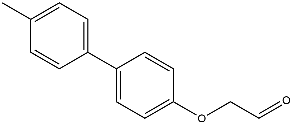 2-[(4'-Methyl[1,1'-biphenyl]-4-yl)oxy]acetaldehyde Structure