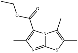 Imidazo[2,1-b]thiazole-5-carboxylic acid, 2,3,6-trimethyl-, ethyl ester Structure