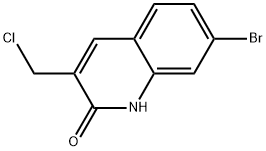 7-Bromo-3-(chloromethyl)-2(1H)-quinolinone 구조식 이미지