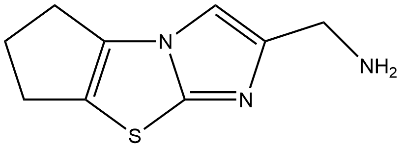 (6,7-dihydro-5H-cyclopenta[d]imidazo[2,1-b]thiazol-2-yl)methanamine Structure