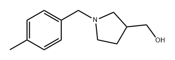 3-Pyrrolidinemethanol, 1-[(4-methylphenyl)methyl]- Structure