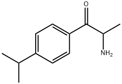 1-Propanone, 2-amino-1-[4-(1-methylethyl)phenyl]- Structure