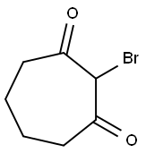 1,3-Cycloheptanedione, 2-bromo- Structure