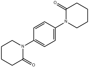 2-Piperidinone, 1,1'-(1,4-phenylene)bis- Structure