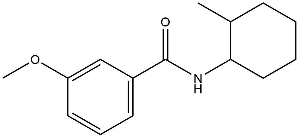 3-Methoxy-N-(2-methylcyclohexyl)benzamide Structure