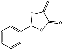 1,3-Dioxolan-4-one, 5-methylene-2-phenyl- 구조식 이미지