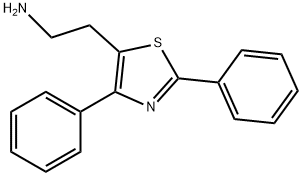 2-(2,4-diphenyl-1,3-thiazol-5-yl)ethan-1-amine Structure