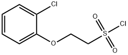 2-(2-CHLOROPHENOXY)ETHANE-1-SULFONYL CHLORIDE Structure