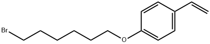 Benzene, 1-[(6-bromohexyl)oxy]-4-ethenyl- Structure