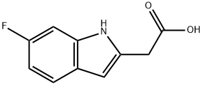 2-(6-fluoro-1H-indol-2-yl)acetic acid Structure