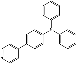 Benzenamine, N,N-diphenyl-4-(4-pyridinyl)- Structure