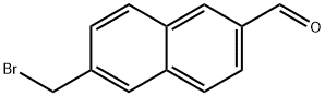 2-(Bromomethyl)naphthalene-6-carboxaldehyde 구조식 이미지