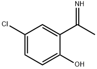 Phenol, 4-chloro-2-(1-iminoethyl)- 구조식 이미지