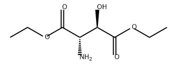 L-Aspartic acid, 3-hydroxy-, 1,4-diethyl ester, (3R)- Structure