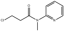 Propanamide, 3-chloro-N-methyl-N-2-pyridinyl- Structure