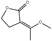 2(3H)-Furanone, dihydro-3-(1-methoxyethylidene)-, (3Z)- Structure