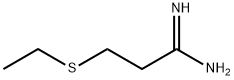 Propanimidamide, 3-(ethylthio)- 구조식 이미지