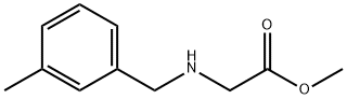 Methyl (3-methylbenzyl)glycinate Structure