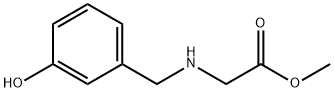 Glycine, N-[(3-hydroxyphenyl)methyl]-, methyl ester Structure