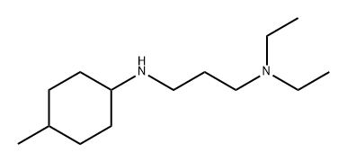 1,3-Propanediamine, N1,N1-diethyl-N3-(4-methylcyclohexyl)- Structure