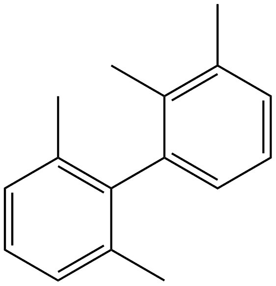 2,2',3,6'-Tetramethyl-1,1'-biphenyl Structure