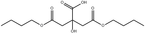 1,2,3-Propanetricarboxylic acid, 2-hydroxy-, 1,3-dibutyl ester Structure