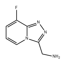 1,2,4-Triazolo[4,3-a]pyridine-3-methanamine, 8-fluoro- Structure