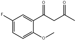 1-(5-Fluoro-2-methoxyphenyl)-1,3-butanedione Structure